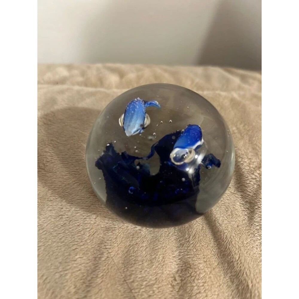 Dolphin Ocean Coral Reef Nautical Paperweight